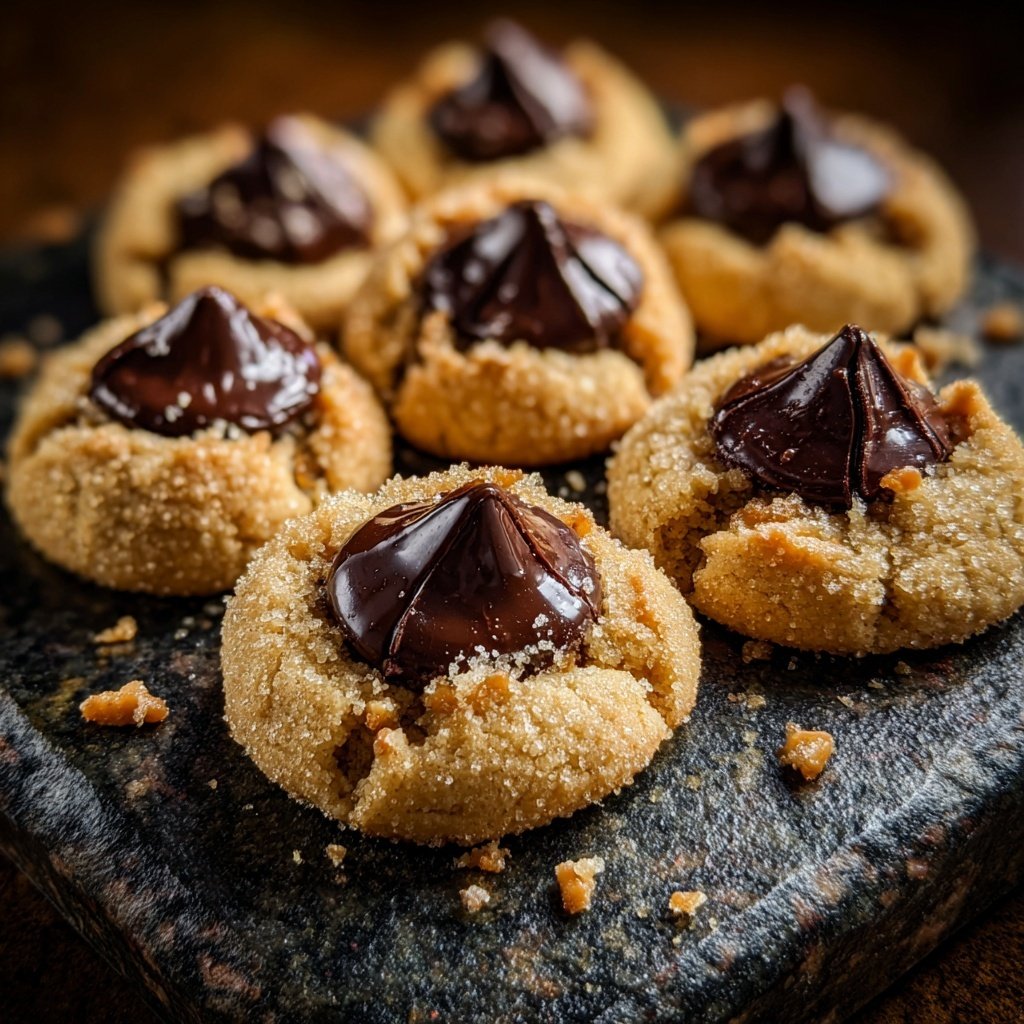 Peanut Butter Blossom Cookies
