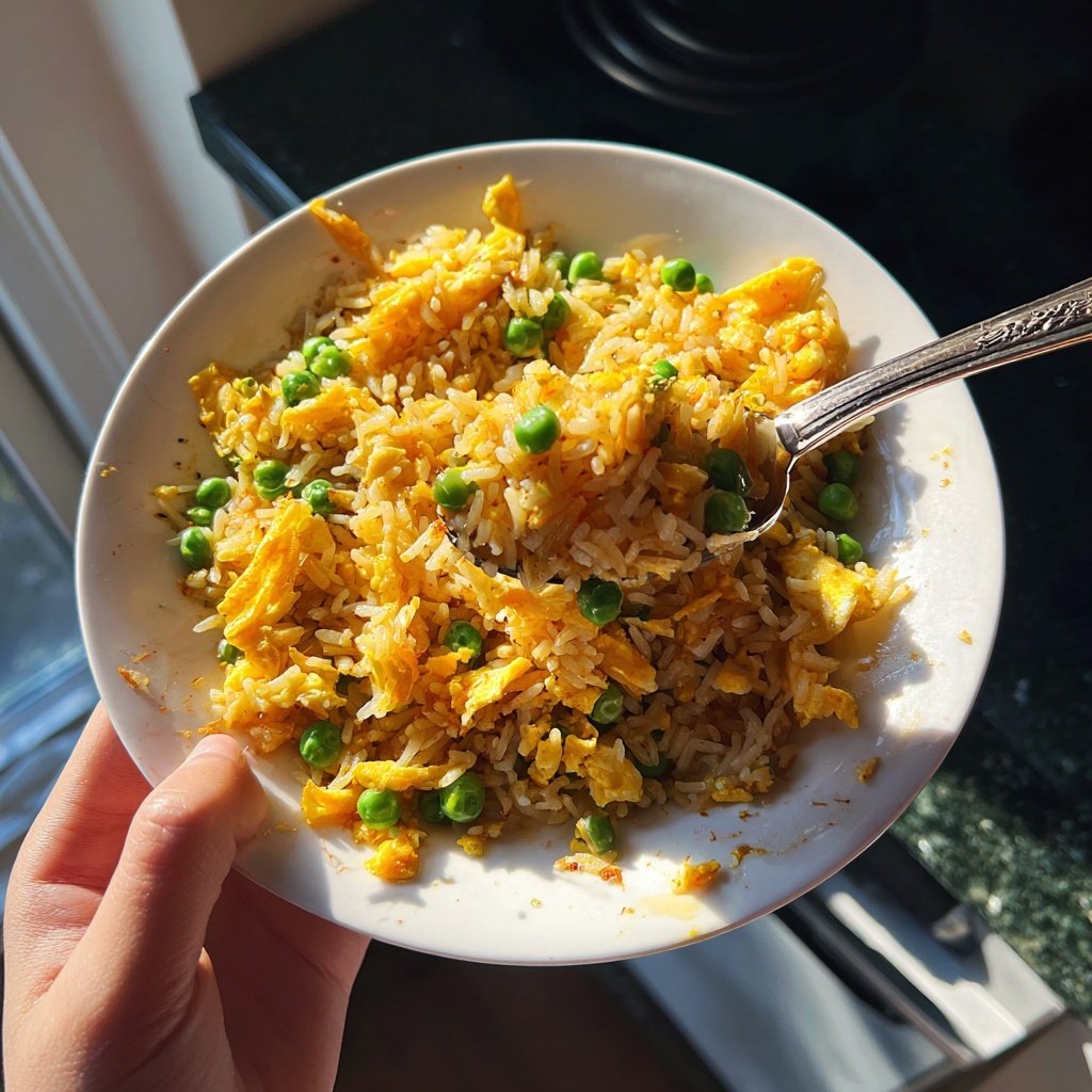 Quick 10 Minute Egg Fried Rice