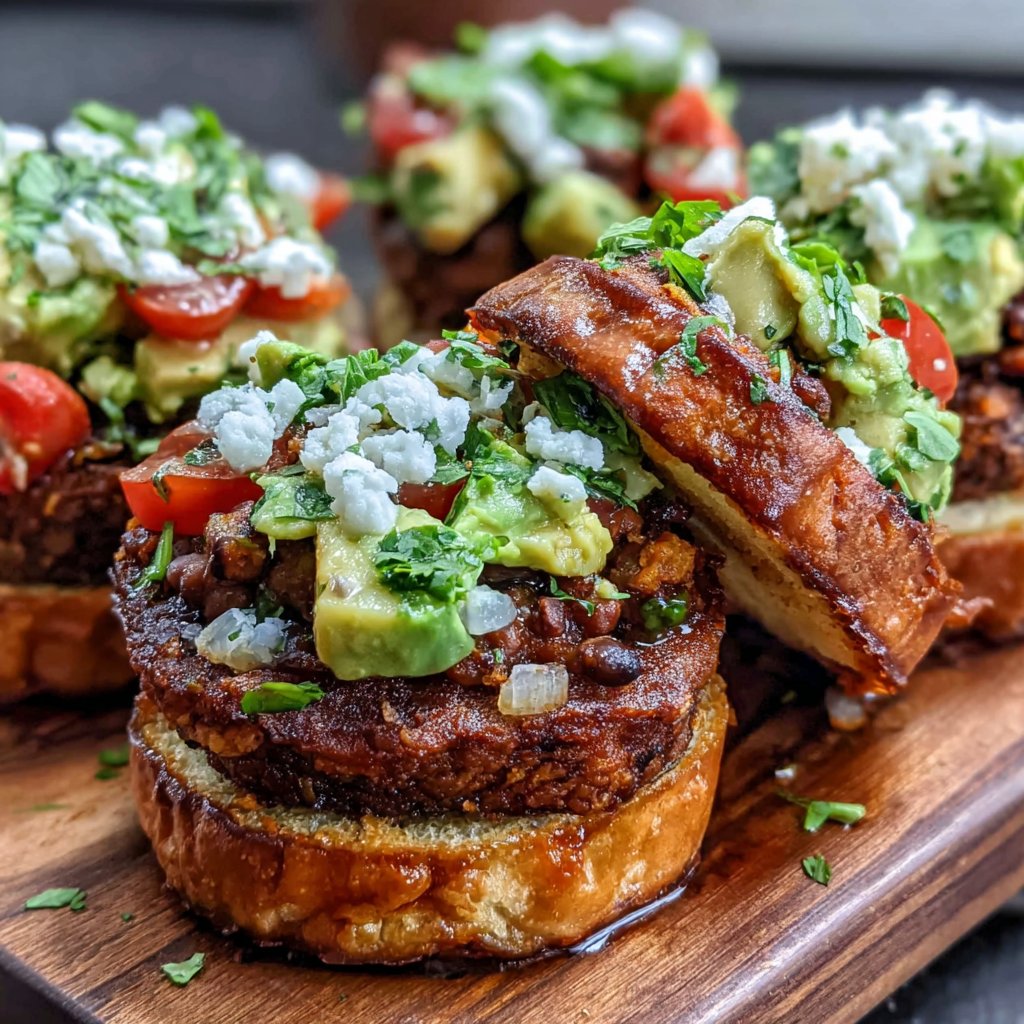 Sweet Potato & Black Bean Sliders