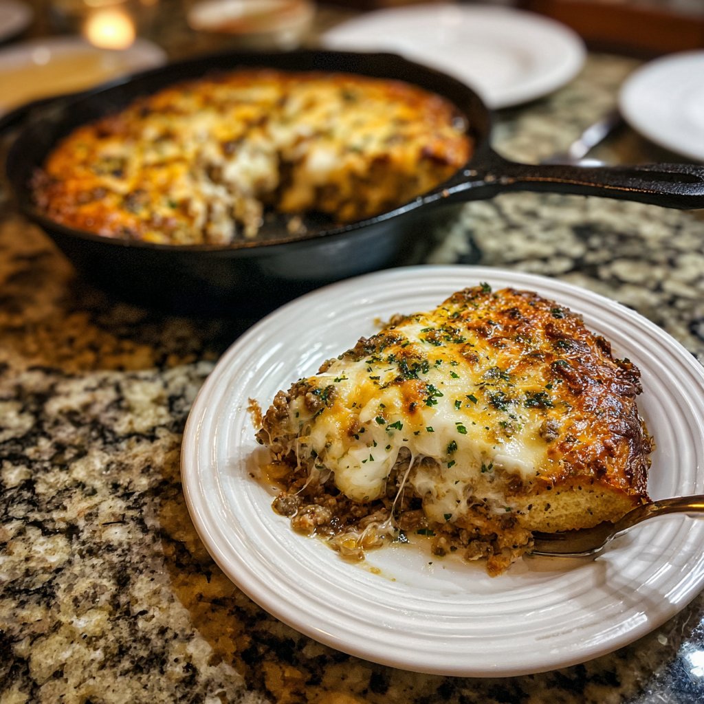 Garlic and Herb Ground Turkey Bake