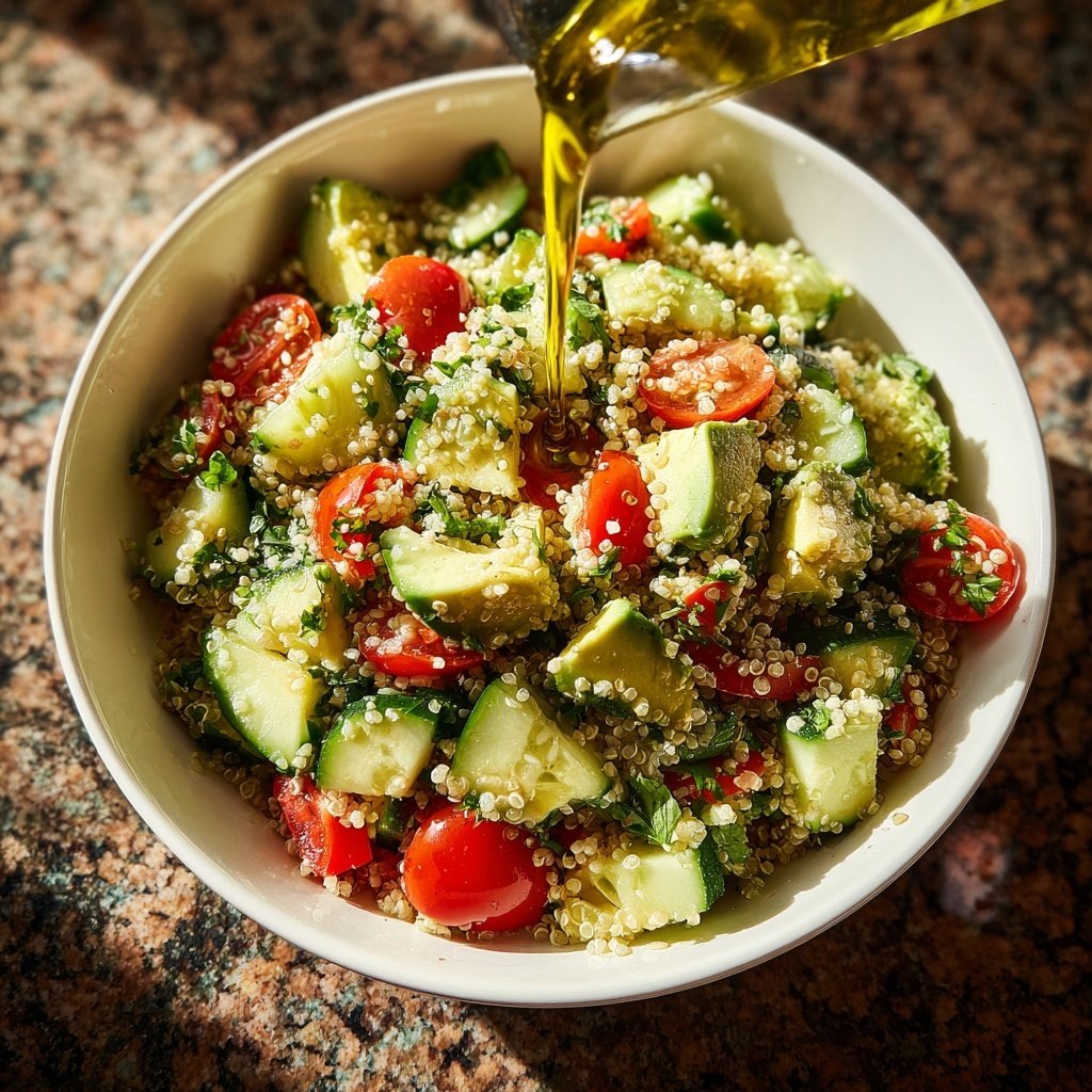 Healthy Avocado Quinoa Salad